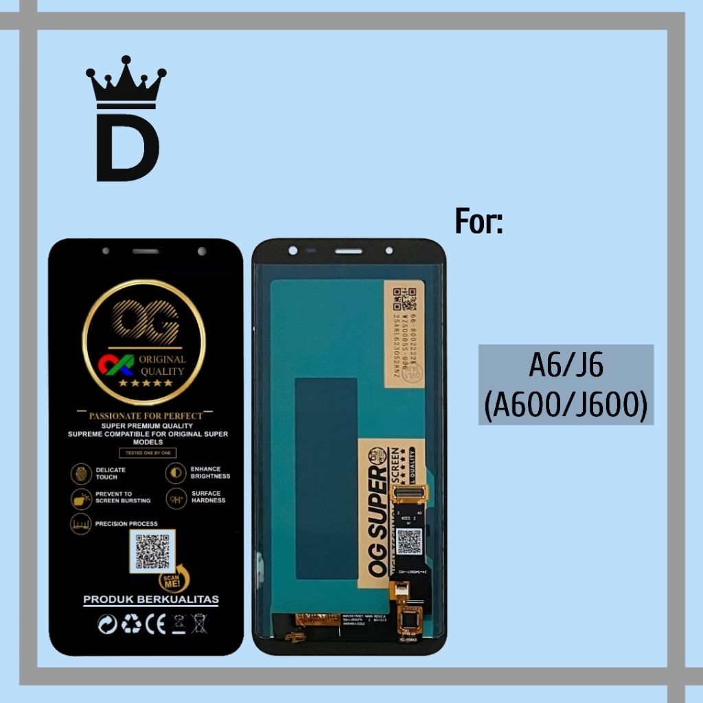 LCD TOUCHSCREEN SAMSUNG A6/J6 FULLSET