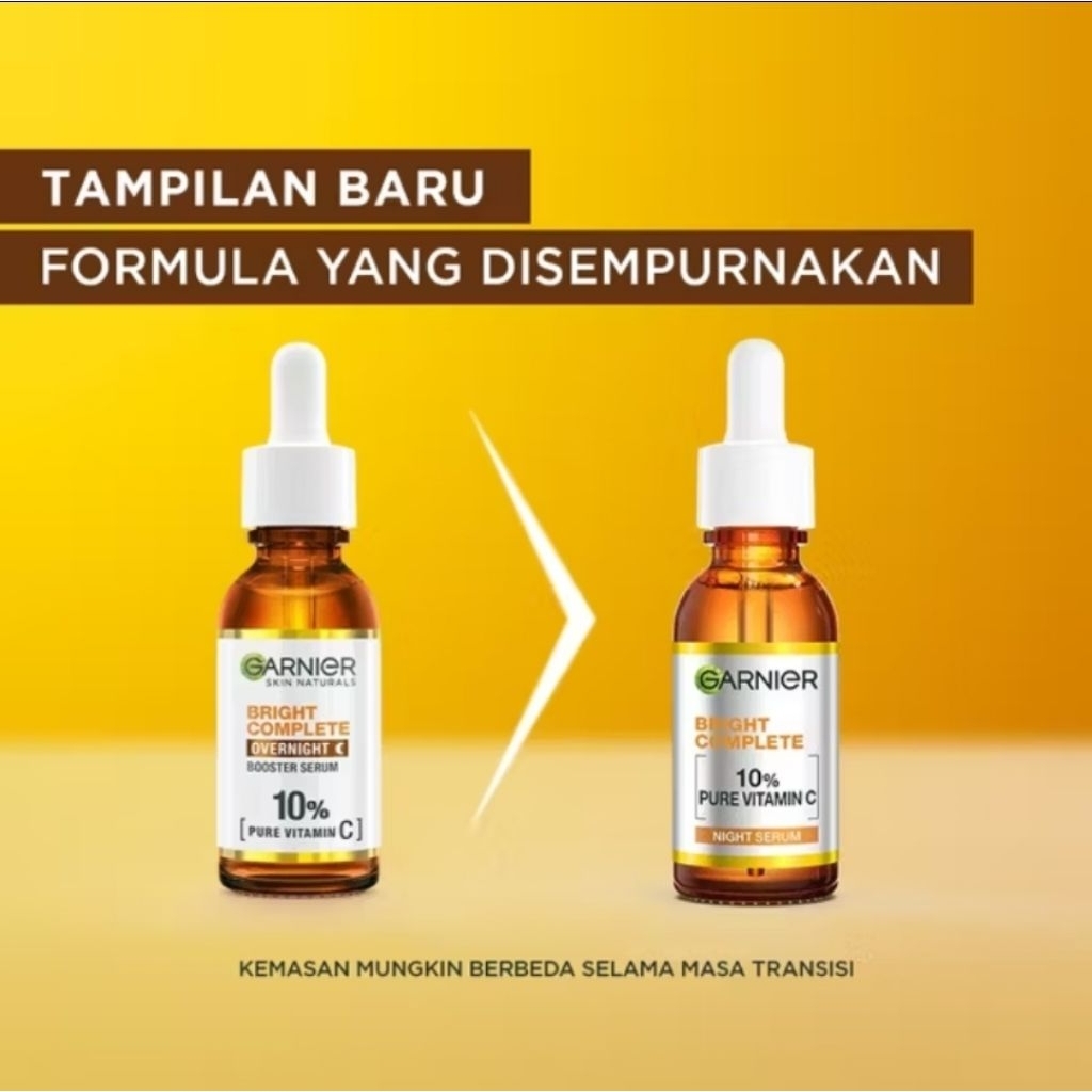 serum malam Garnier bright complete 10% Vitamin C