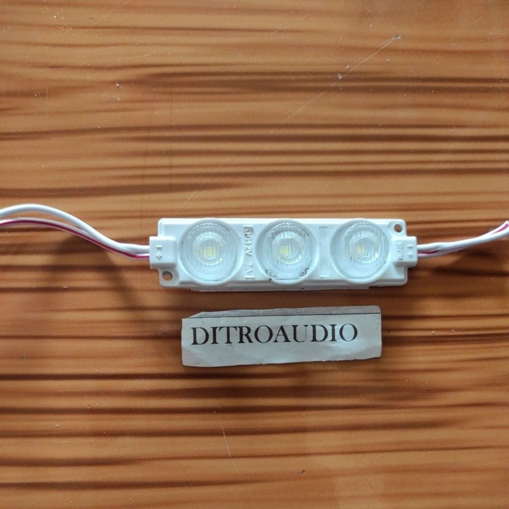 PUTIH PER  BIJI Lampu LED 3 mata Jumbo 3 watt 12V ( per biji)