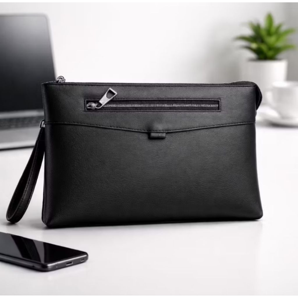 RyT.Shoop/Hanbag PU Leather Pocket Variasi Premium/Clutch bag Tas gemgam Pria&Wanita