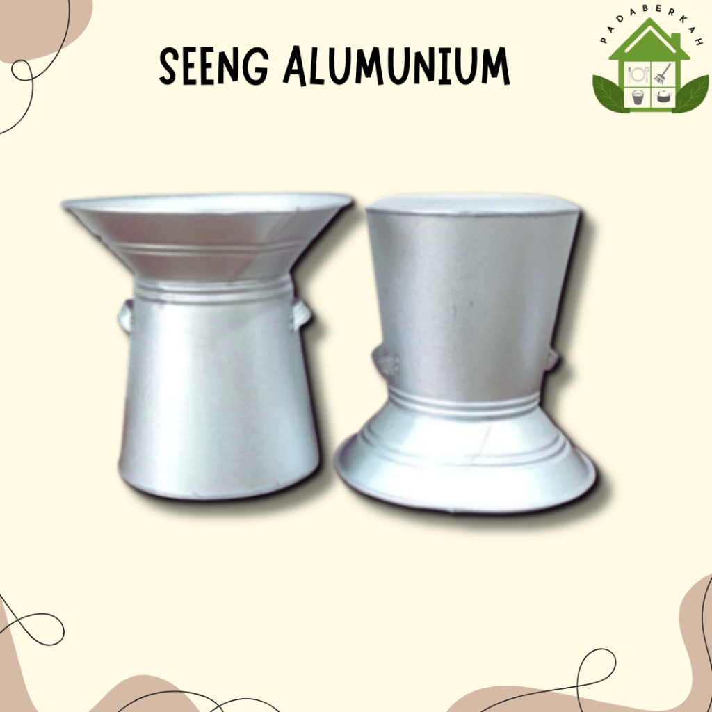 Seeng Alumunium Tempat dandang Panci Seeng Dandang Seeng Kuno