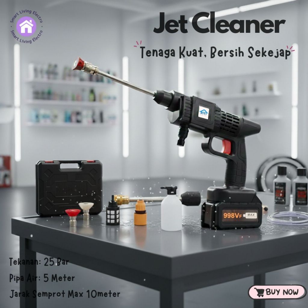 Jet Cleaner Alat Cuci Motor Mesin Semprotan Cuci Motor Portable Multifungsi