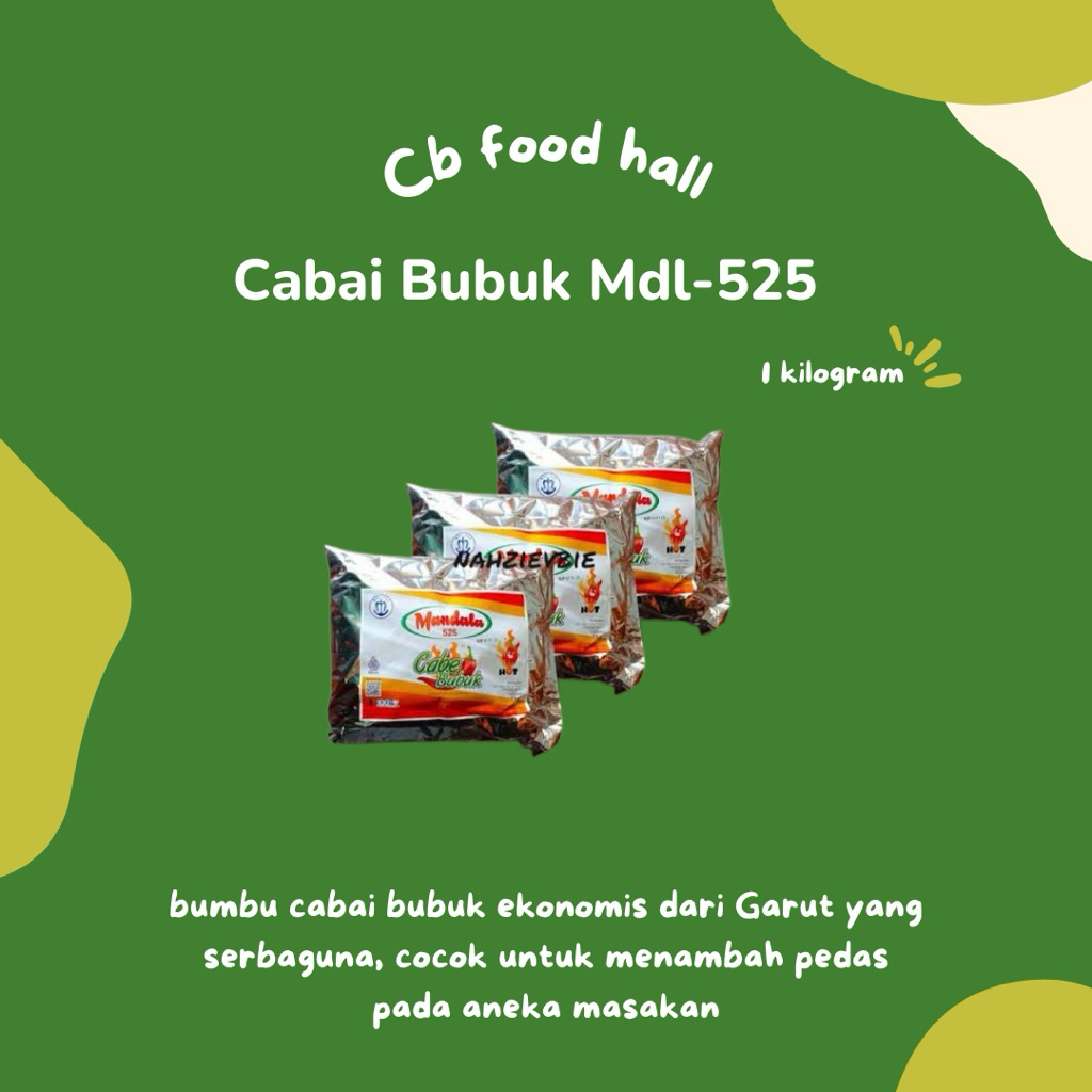 CABE BUBUK MDL 525 KEMASAN 1KG