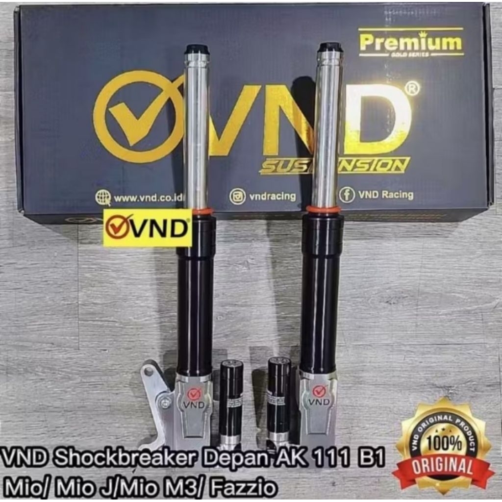 SUSPENSION DEPAN SHOCK DEPAN VND RACING AK 111 B1 MIO/MIO SPORTY/MIO SMILE/MIO J/MIO M3/FAZZIO ORIGI