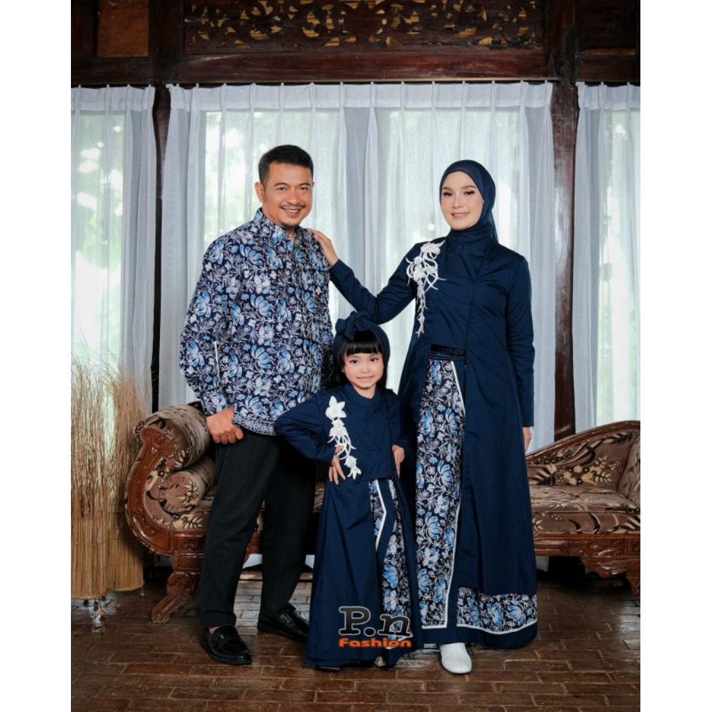 sarimbit gamis dan koko linggam by pn fashion