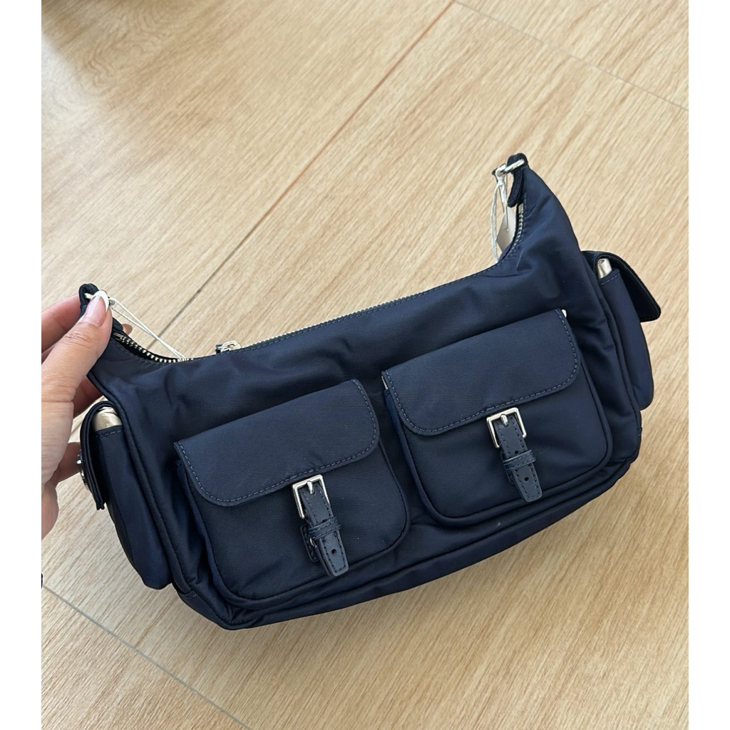 TB Nylon Convertible Shoulder Bag