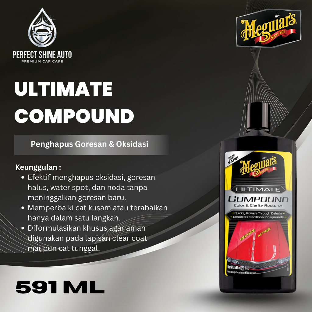 Meguiars Ultimate Compound 450ml - Kompon Pengkilap Mobil
