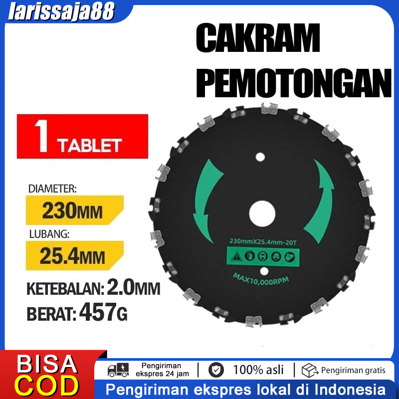 Bilah mesin pemotong rumput menebal bilah gergaji rantai melingkar baja mangan/Pedang Logam/ bilah g