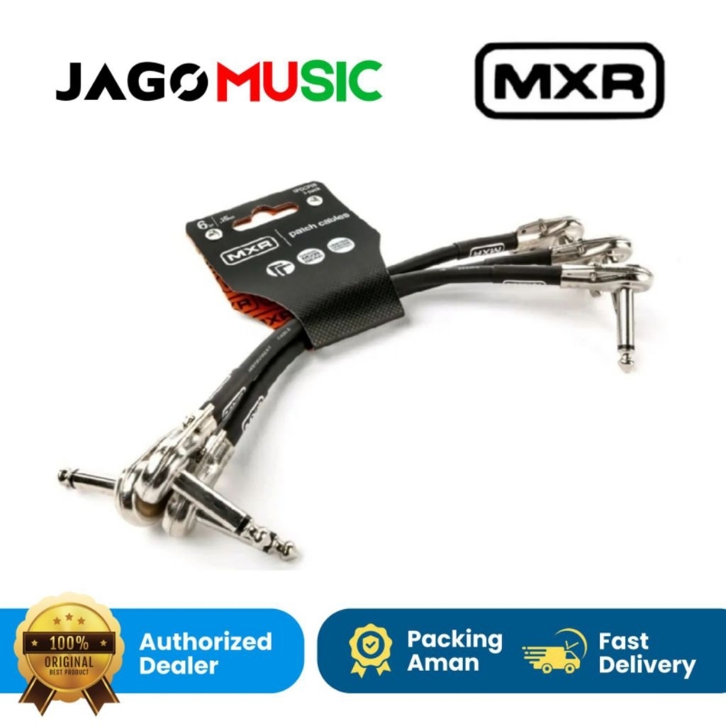Kabel MXR 3PDCP06 PATCH CABLES
3 pack Cable Dunlop Kabel Paralel Effect Cable Jumper MXR
