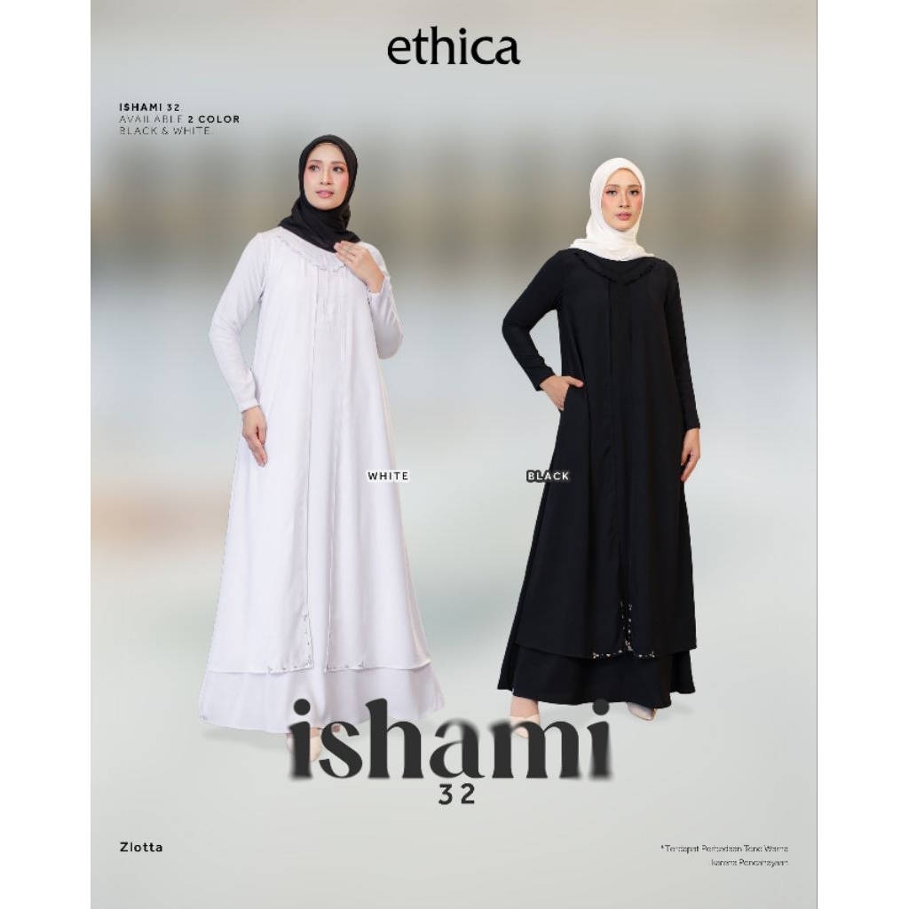GAMIS ETHICA ISHAMI 32 GAMIS POLOS 2026 TERBARU