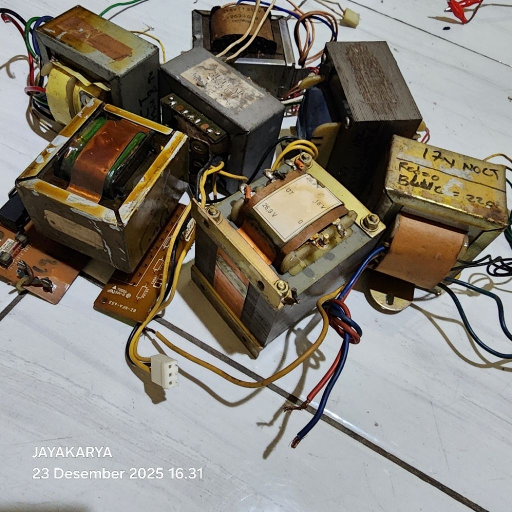 Trafo 5A kecil pabrikan 100% tembaga travo buildup travo asli