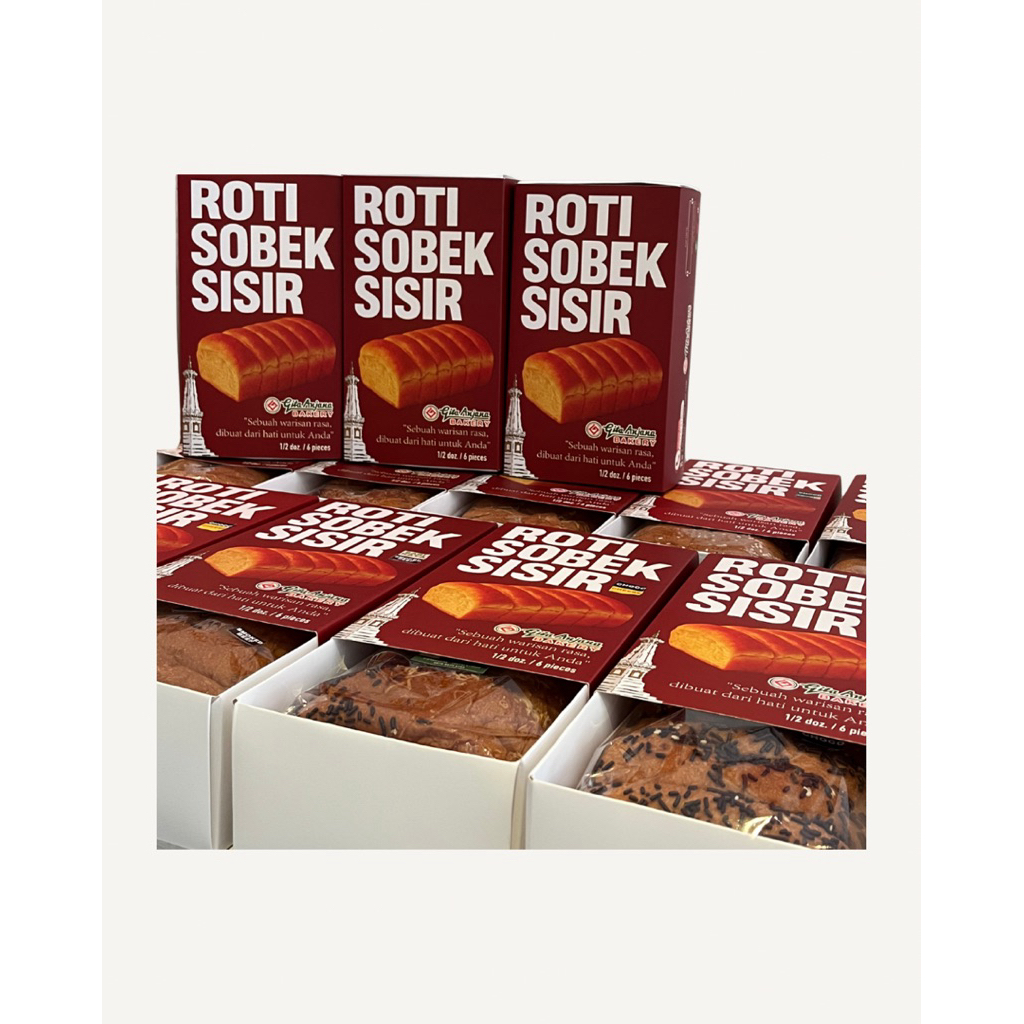 Roti Sobek Sisir Jogja (Whole / Utuh) isi 6 slices - Roti Gita Anjana