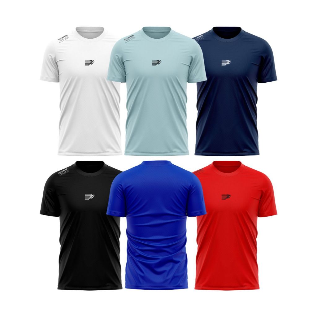 Jersey Lari Running Kaos Olahraga Jogging Baju Olahraga Lari Pria/Wanita Jersey Badminton Jersey Gym