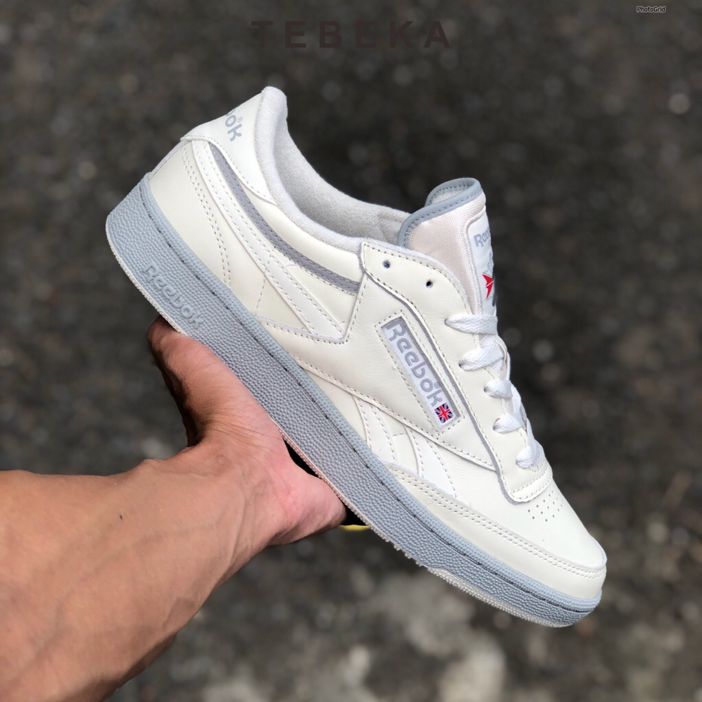 Reebok Classic Club C Revenge Vintage Leather Chalk White Grey Original