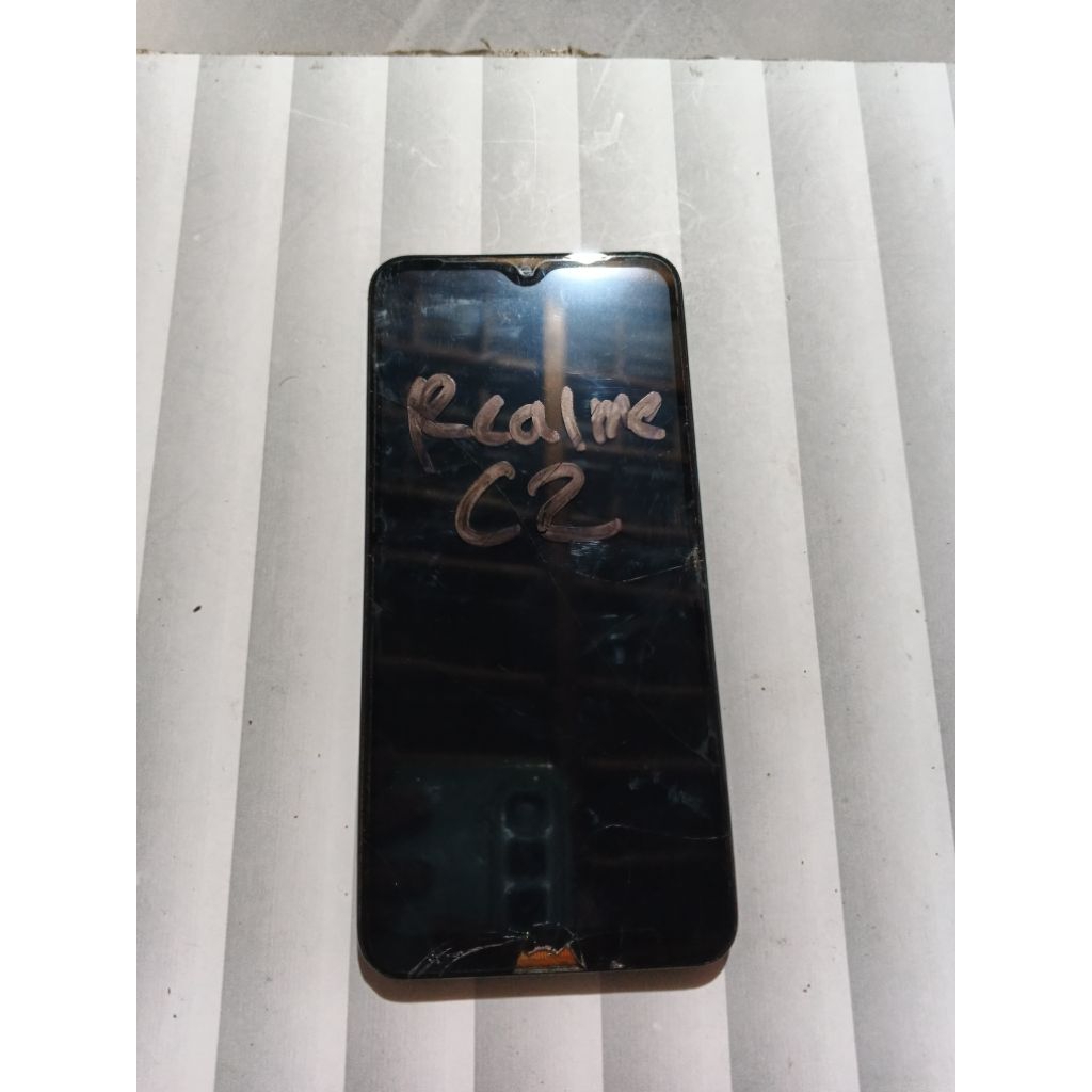 Frame tarakan lcd Realme C2 original normal copotan asli