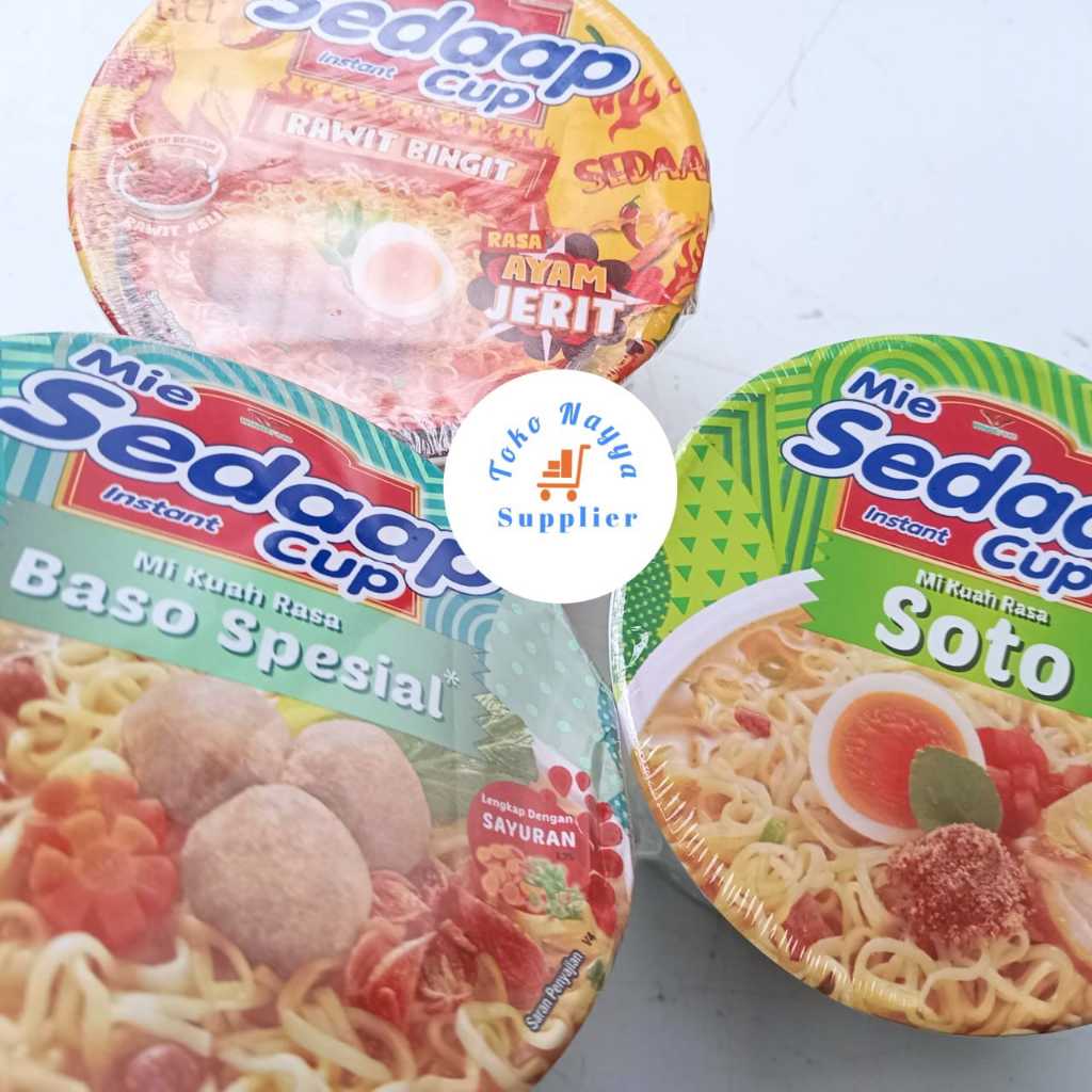 Mie Sedaap Cup Instant Kuah | Pilih Varian Rasa