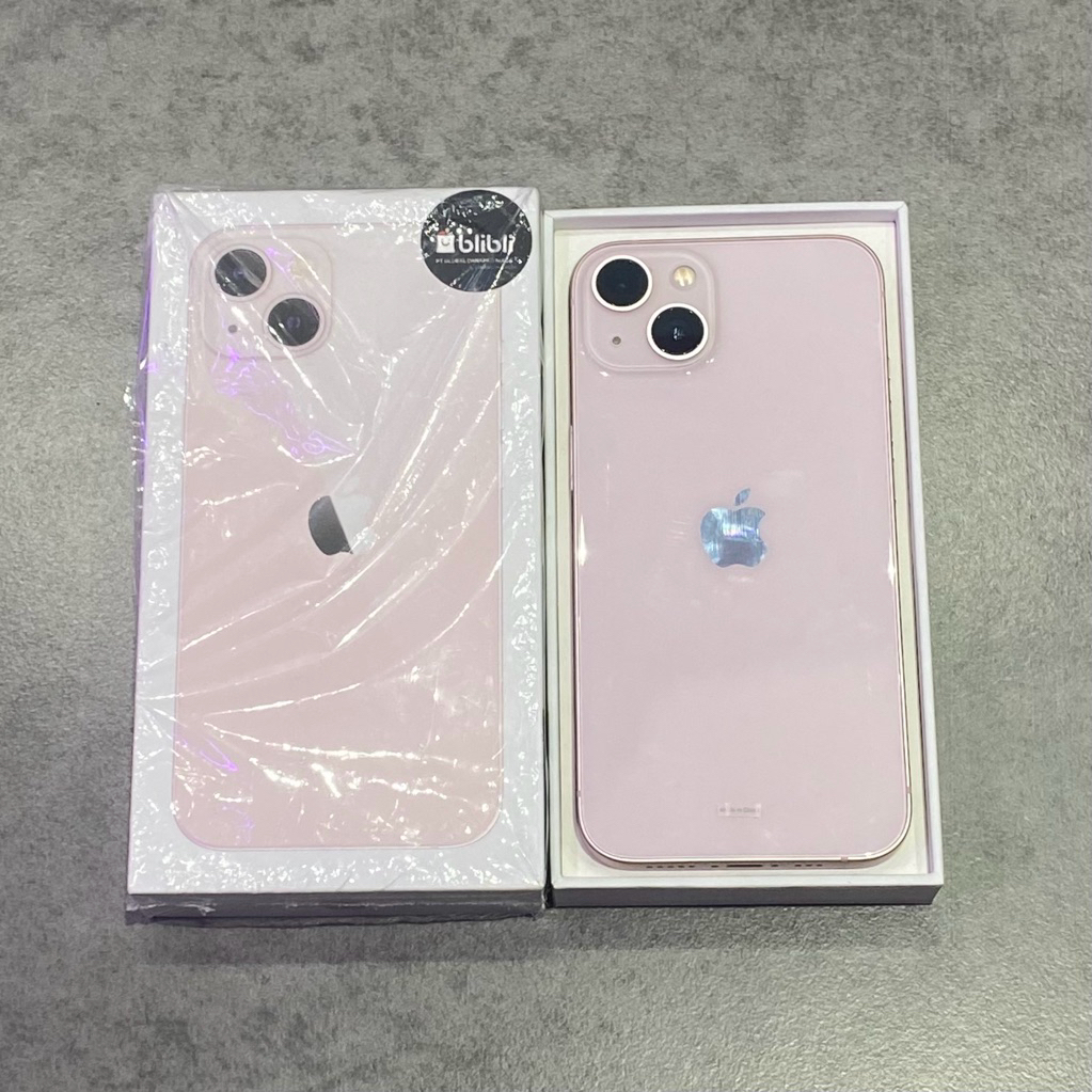 IPHONE 13 128GB PINK BLIBLI SECOND