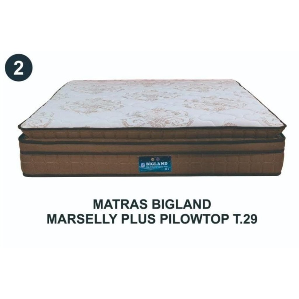 matras kasur merk big land type marselly special promo uk 160x200 cm