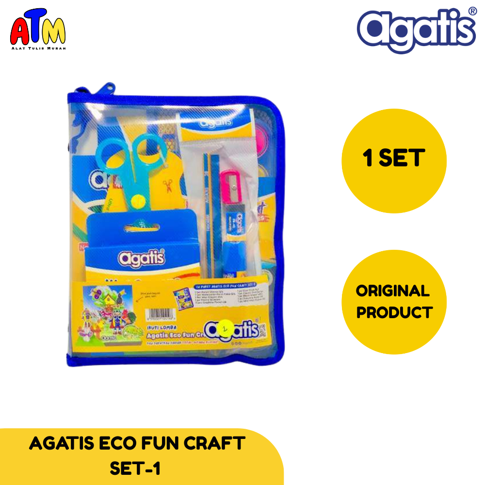 Alat Tulis Murah - AGATIS ECO FUN CRAFT SET-1 BTS 2024