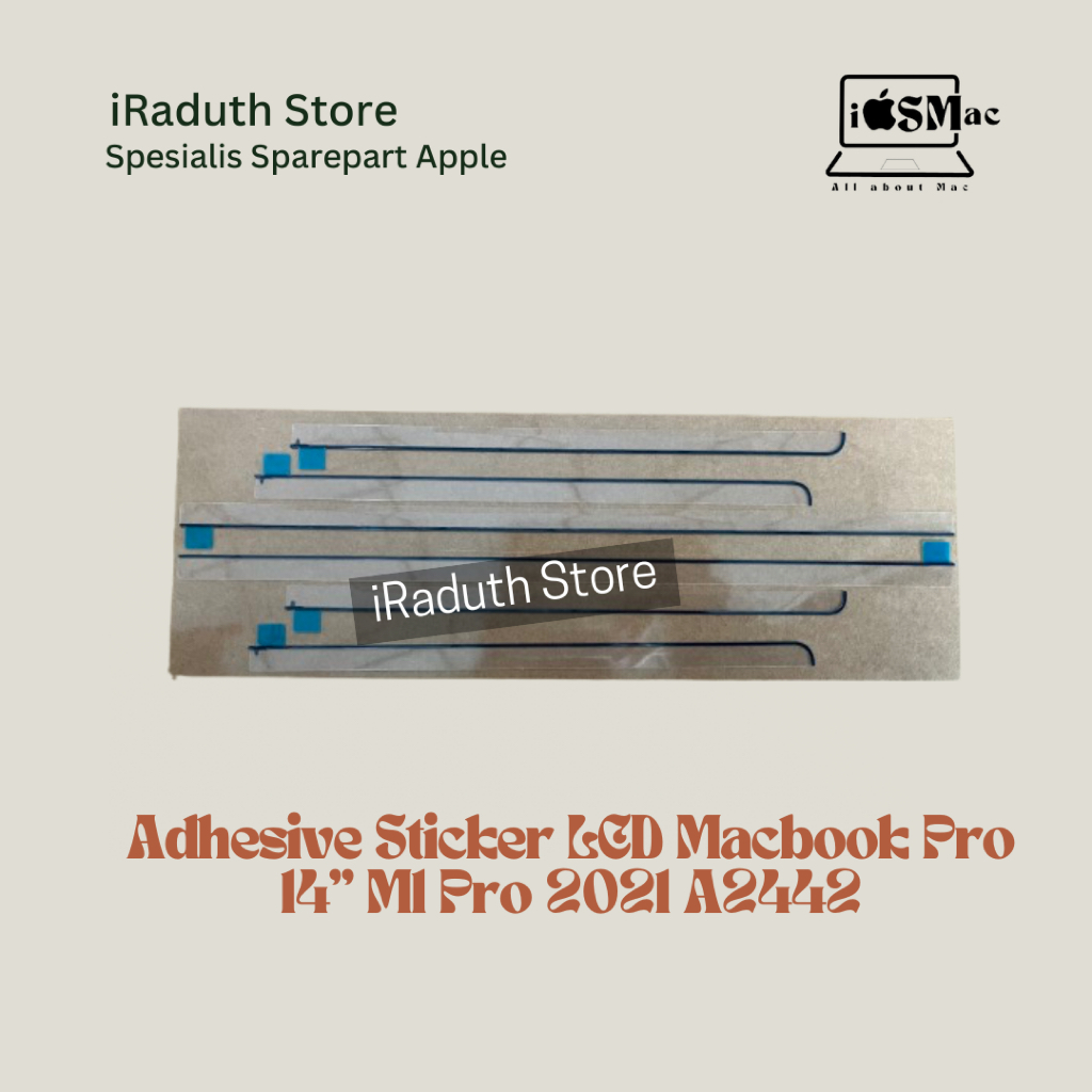 Adhesive sticker LCD Macbook 14" M1 Pro 2021 A2442