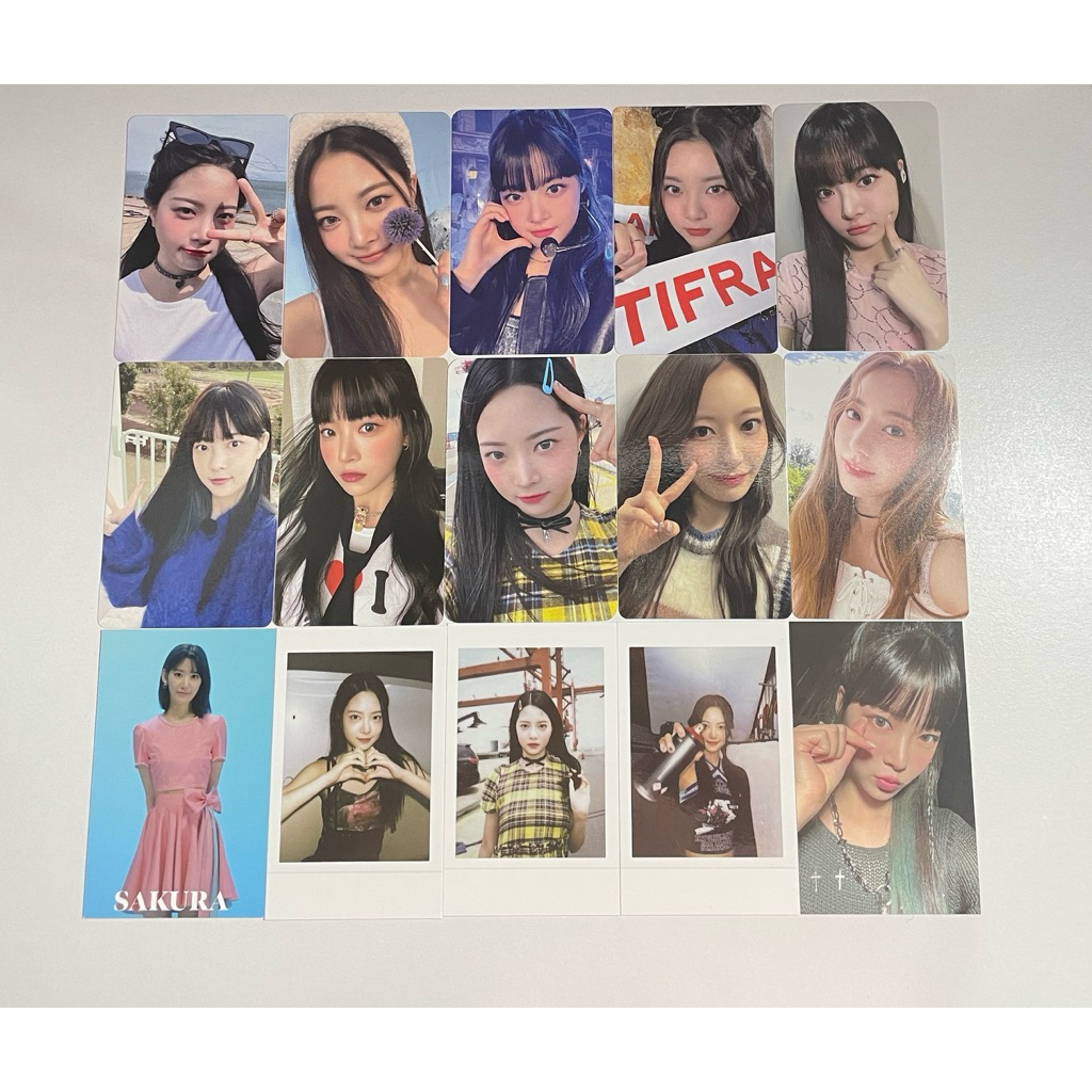 [CLEARANCE SELL] official photocard pc sakura eunchae le sserafim