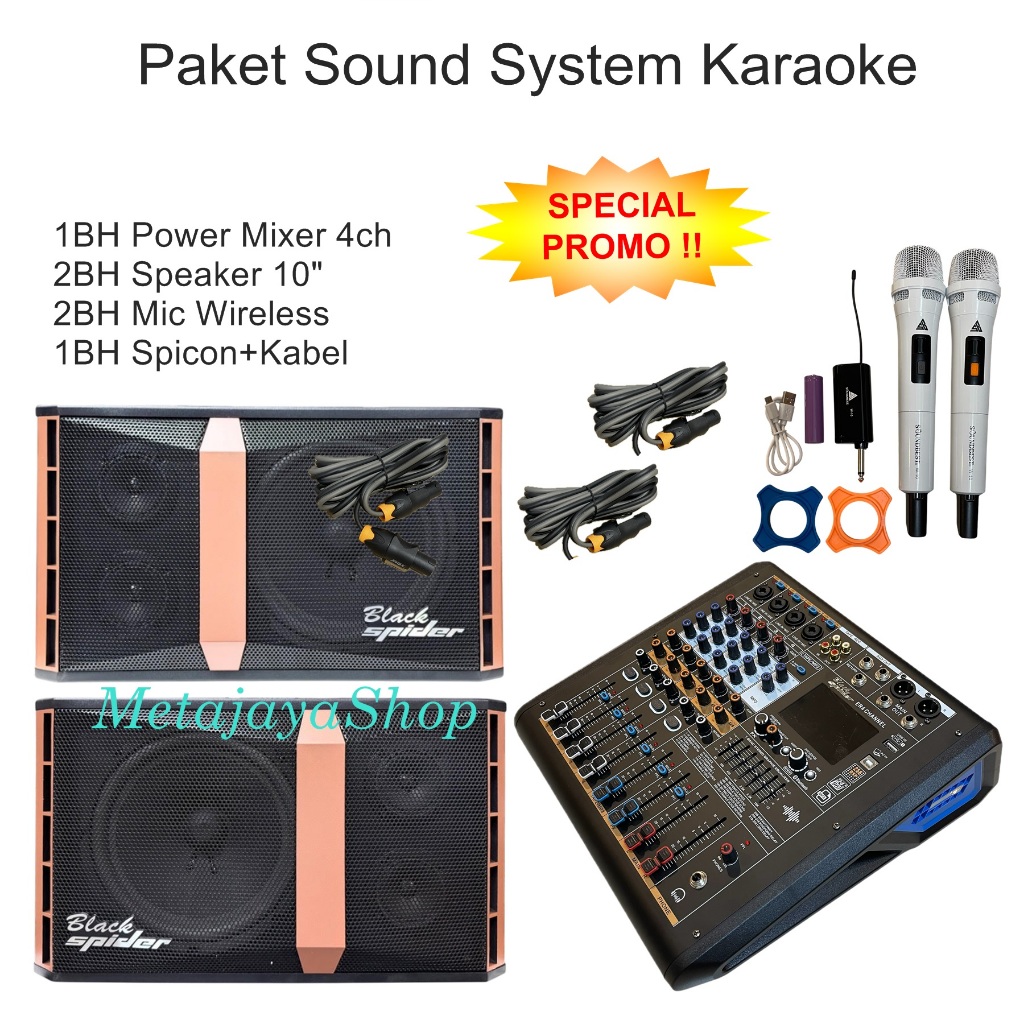 Paket Sound System Karaoke Set Lengkap