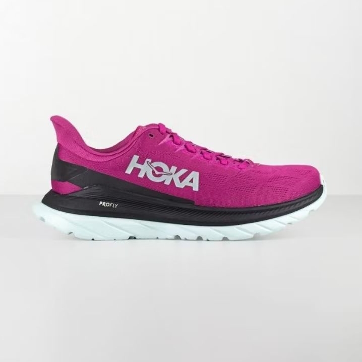 Hoka One One Mach 4 Premium Sepatu Olahraga Running Outdoor Lari Sportwear Sneakers Fashion Streetwe