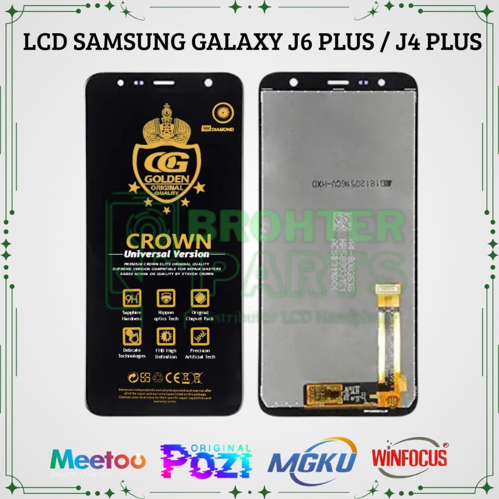 LCD SAMSUNG J4 PLUS / (SAMSUNG GALAXY J6 PLUS/J4 PLUS) / J415/J6 PLUS / J610 FULLSET