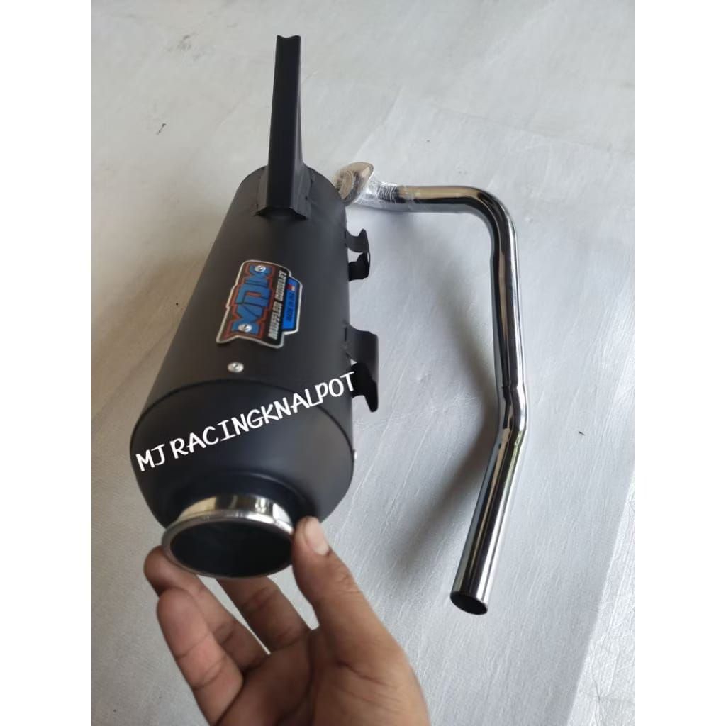 Knalpot Standar Racing Copy MDM Termurah Type Kinochi Al Matic Beat Vario Mio Scoopy Pcx 160