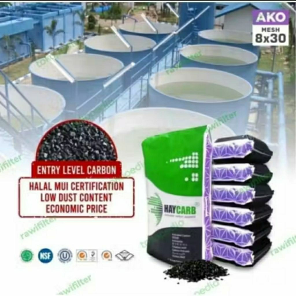 KARBON AKTUF HAYCARB AKO IODINE 800 ACTIVATED CARBON