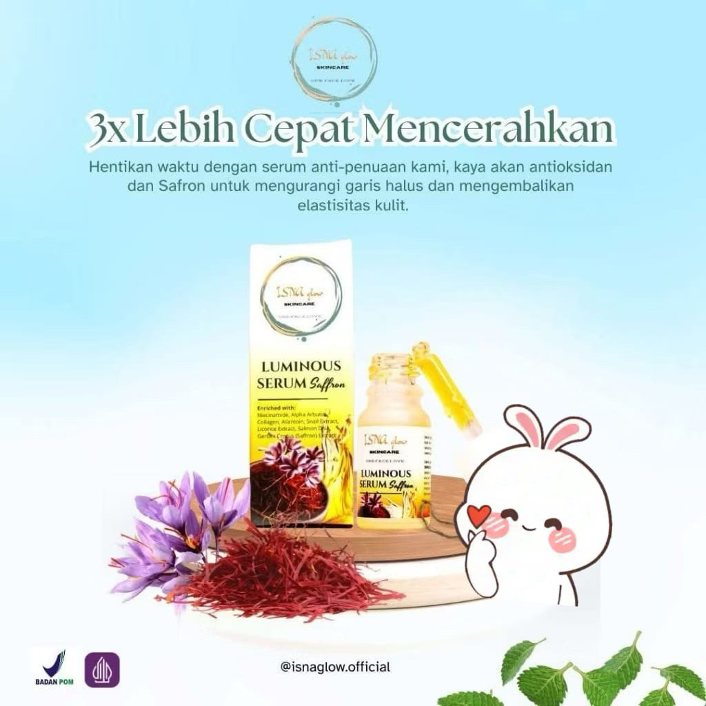 SERUM ISNA GLOW LUMINOUS ORIGINAL | BPOM