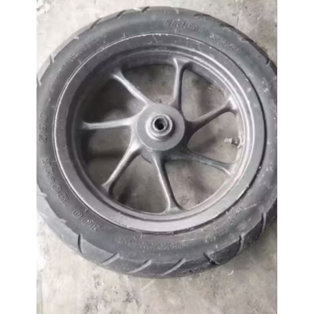 pelek velg depan honda scoopy donat tanpa ban original copotan