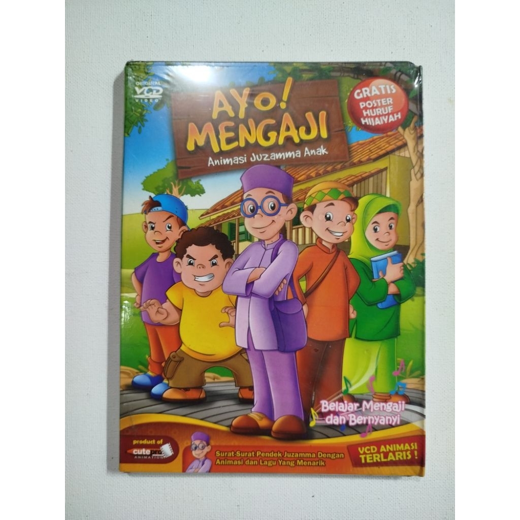VCD ANIMASI ANAK AYO MENGAJI (SEGEL)