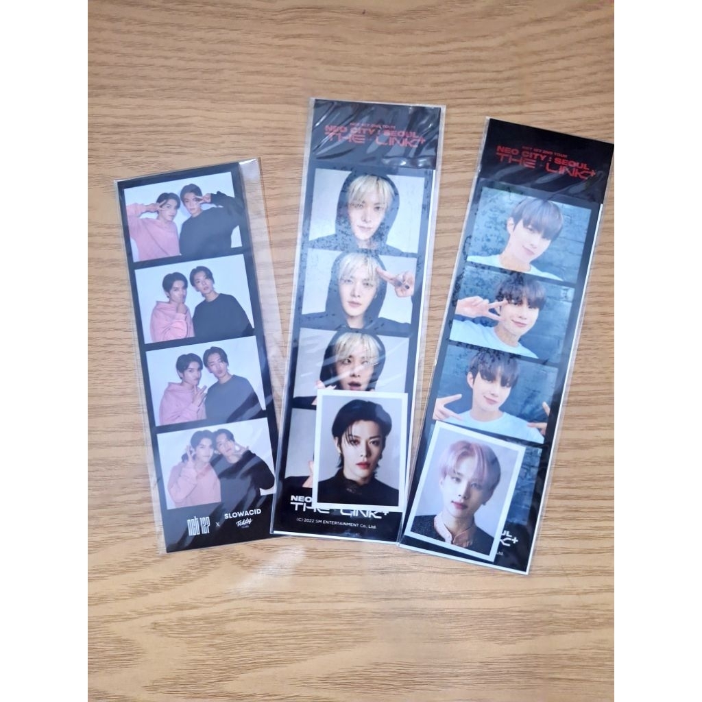 md official sealed id 4cut photo set slowacid nct 127 yuta taeyong jungwoo neocity seoul the link+