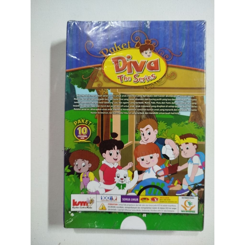 VCD ANIMASI ANAK DIVA THE SERIES ISI 10 DISC (SEGEL)