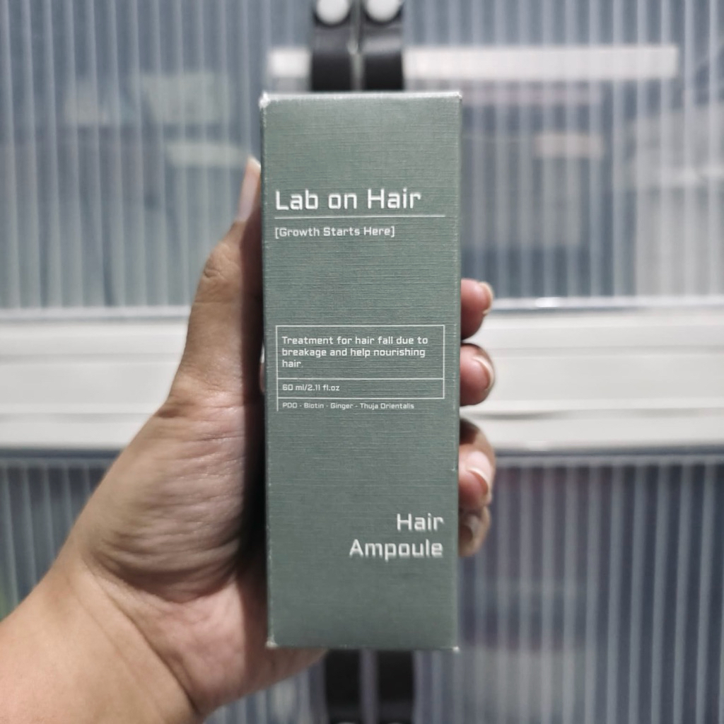 Lab On Hair Anti Hair Fall Ampoule Serum - Hair Oil Serum Vitamin Rambut Growth Rambut Anti Rontok K