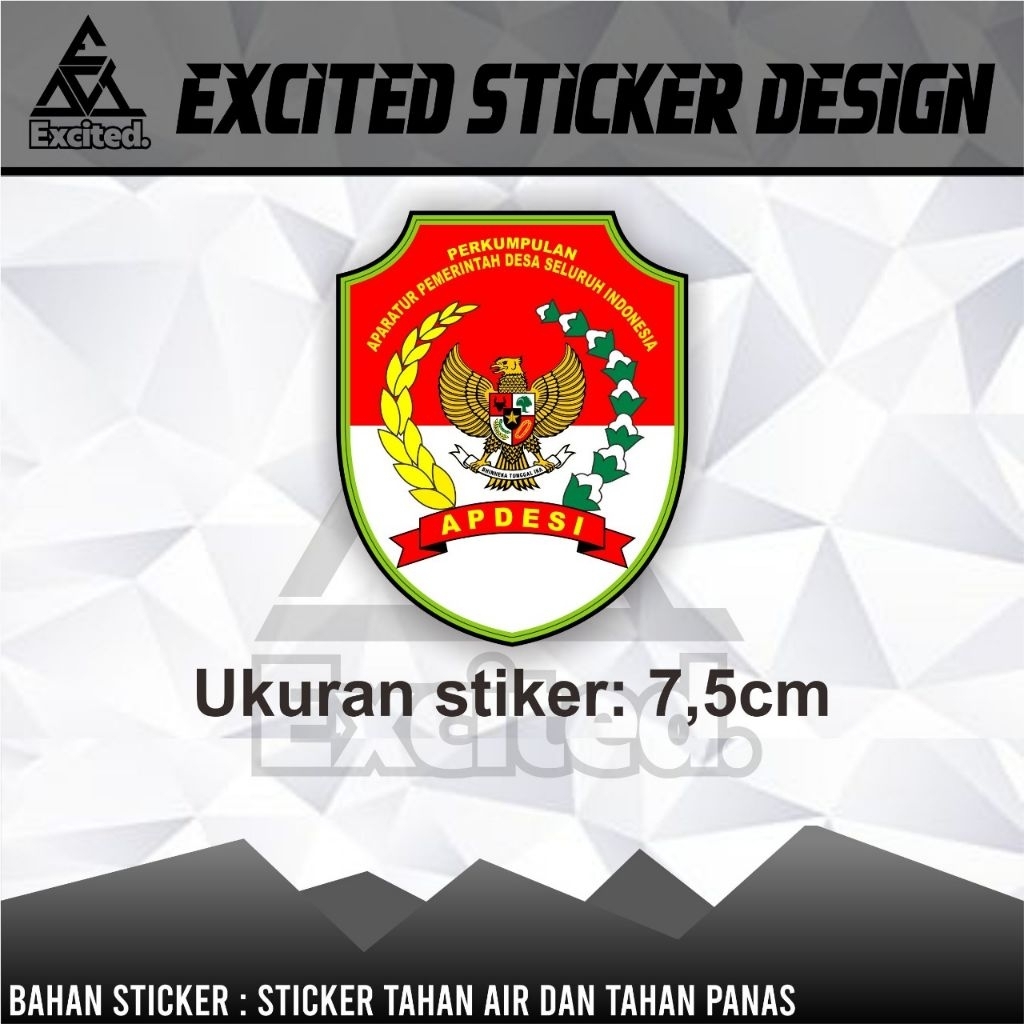 STIKER VINYL LOGO APDESI
