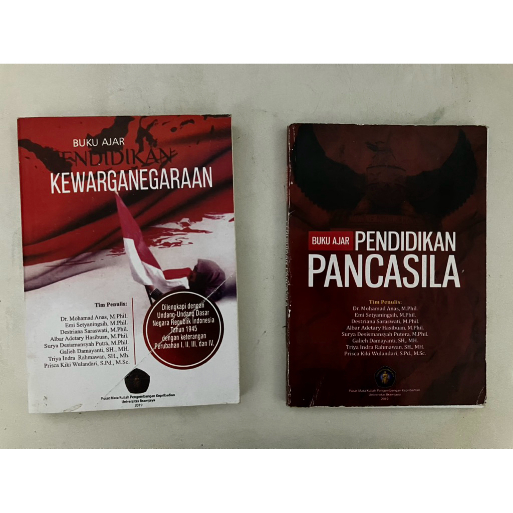 BUKU AJAR PANCASILA KEWARGANEGARAAN UB PRESS