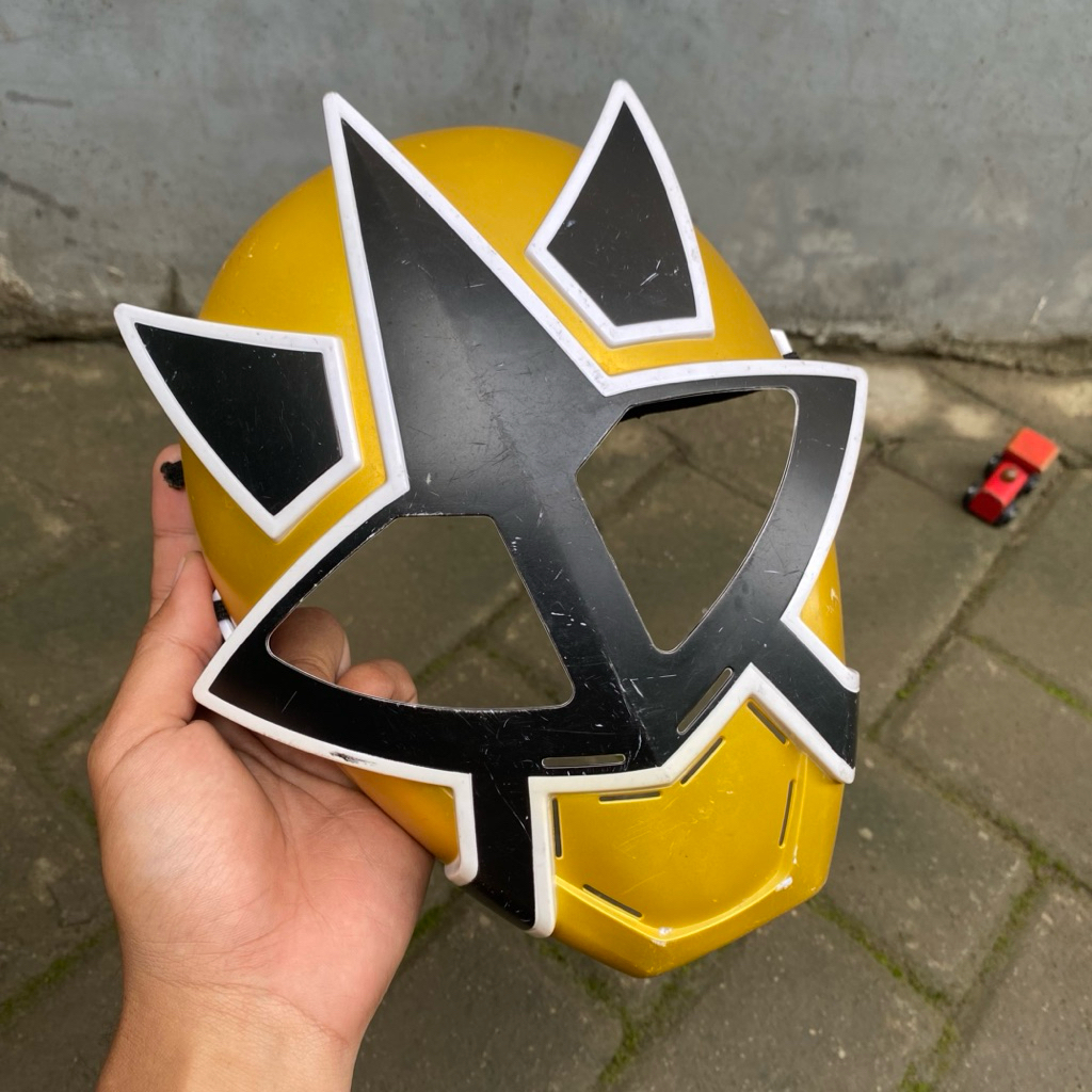 topeng gold ranger power rangers samurai original bandai