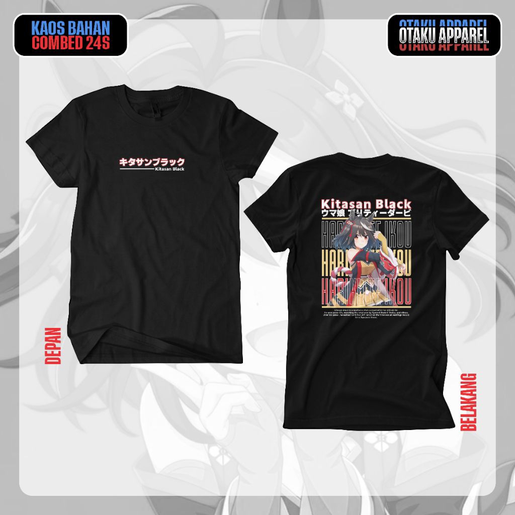Kaos Umamusume - Kitasan Black