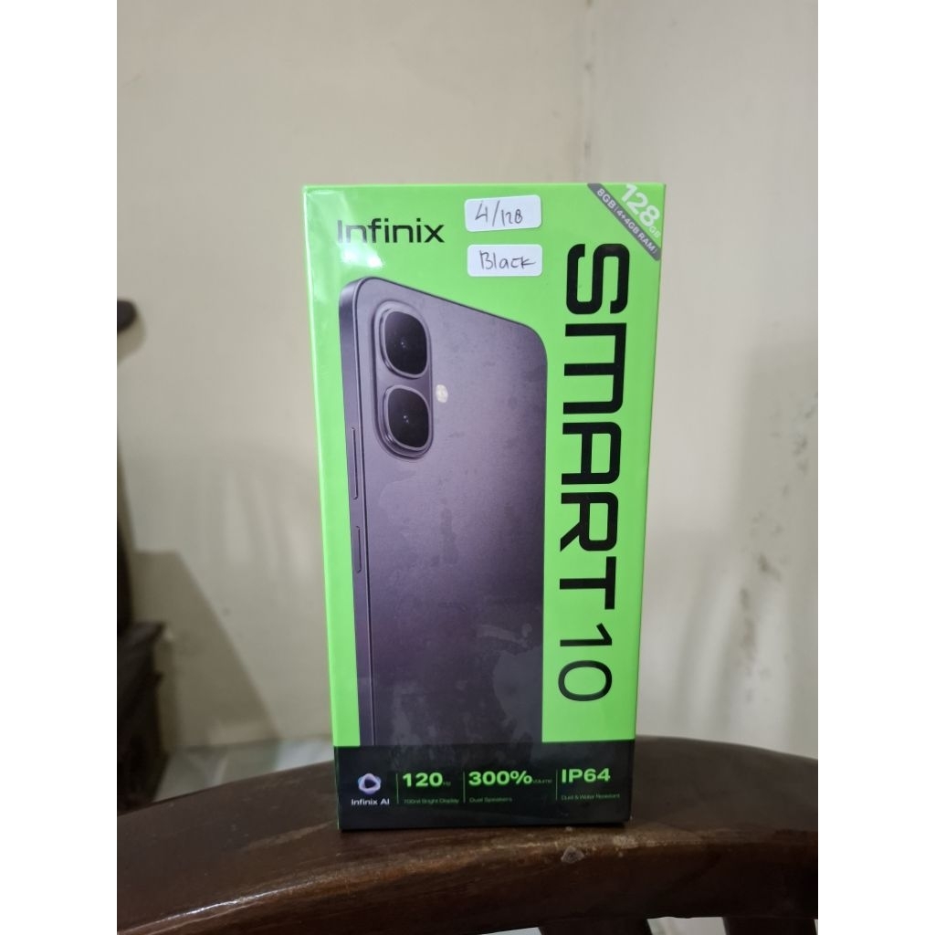 Infinix smart 10 Ram 4+4/128gb Baru dan Garansi Resmi