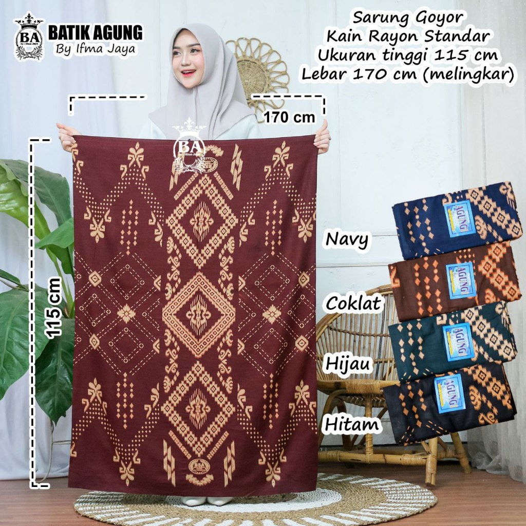 Sarung Batik Agung Sarung Wanita Sarung Motif Balimoon Sarung Batik Putri Sarung Santung Balimun