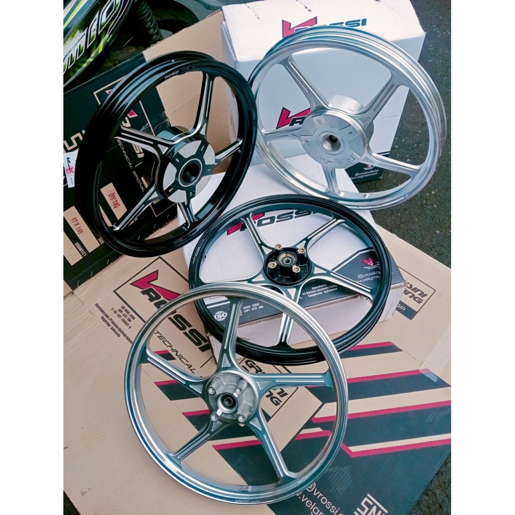 VELG PELAK RACING V ROSSI PRIME RING 17 VARIO 125/150 BEAT SCOOPY VARIO 110 GENIO BEAT FI SCOOPY FI