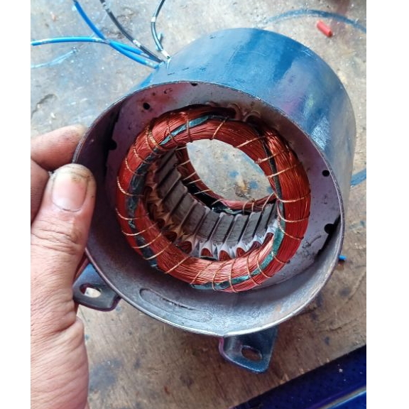 stator pompa air Shimizu  lilitan baru