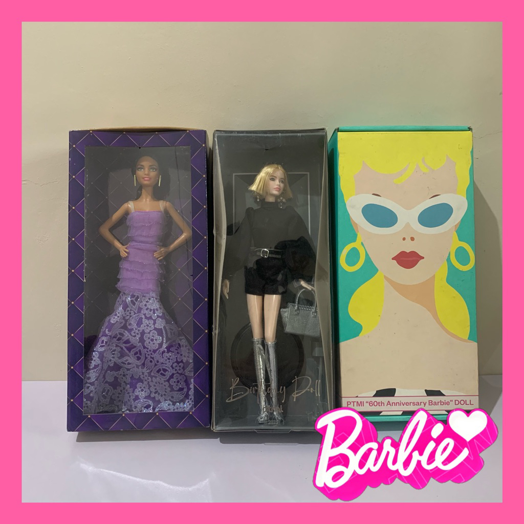 toy story-barbie mattel-barbie original-mainan anak-boneka barbie-barbie mattel anniversery-aksesori