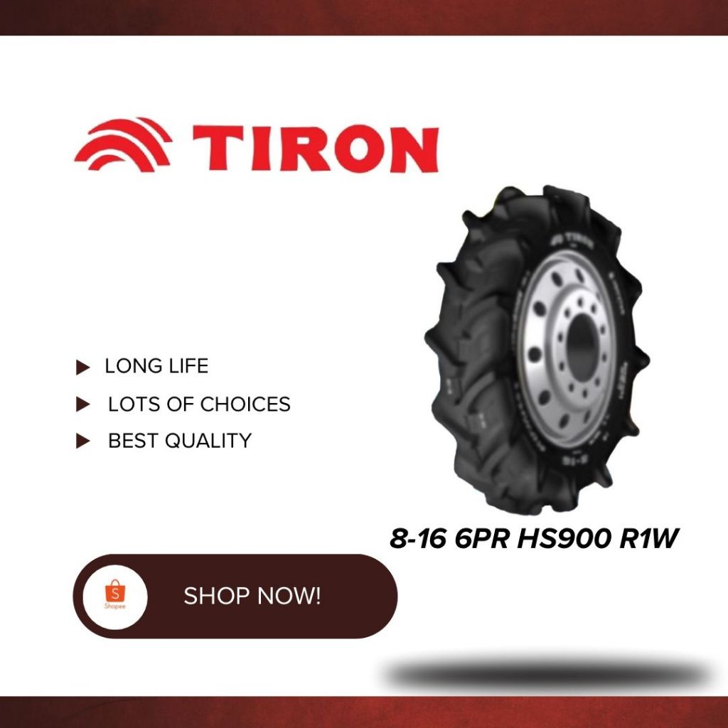 Ban Traktor 8-16 6PR TIRON HS900 R1W Korea