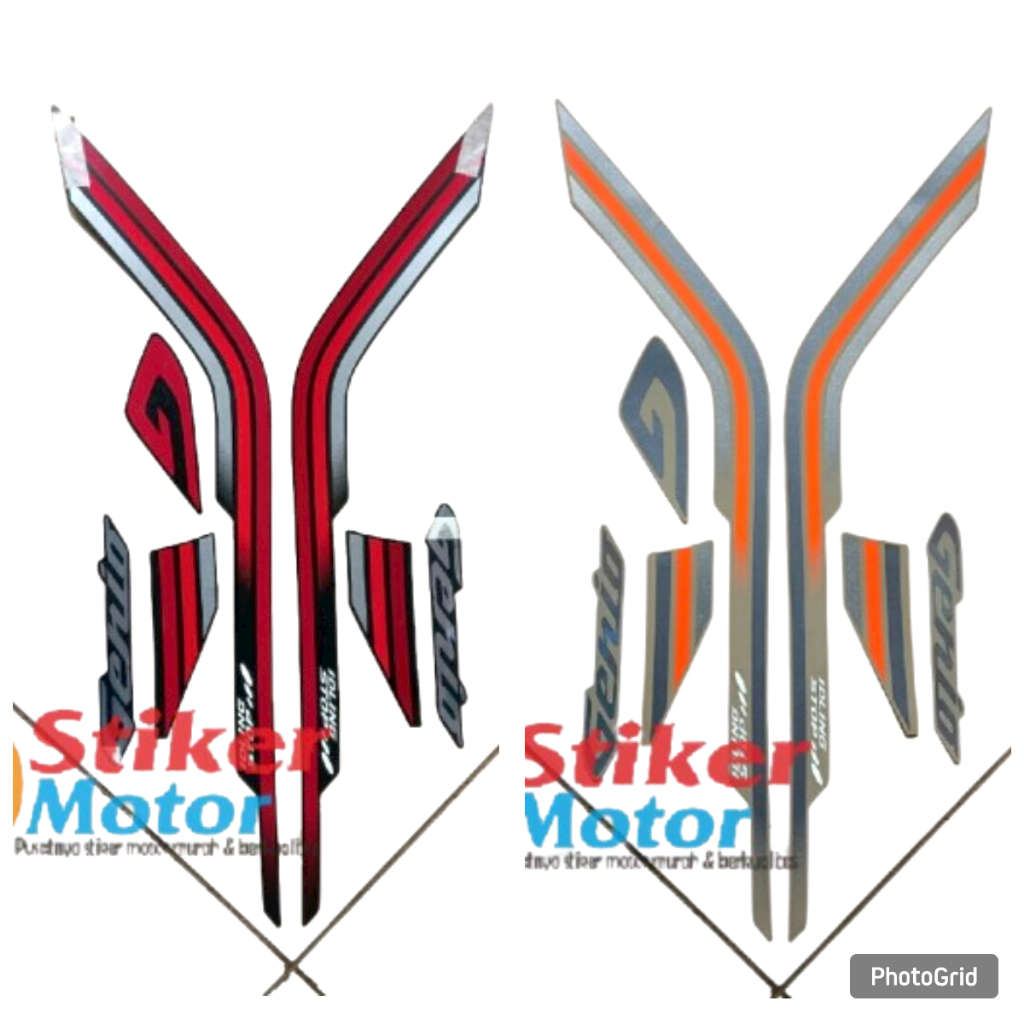 STRIPING STICKER LIS LES POLET BODY MOTOR HONDA GENIO 2025 FABULOUS ISS