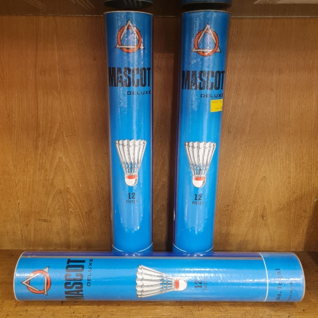 Shuttlecock Shuttle Cock Kok Badminton Bulutangkis Mascot Biru Lancip Spin Pointed