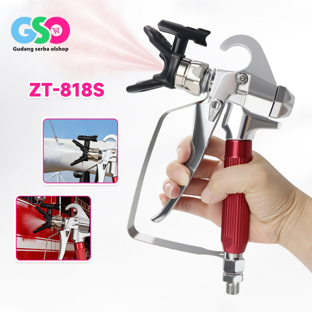 Pistol Semprot Listrik+2 nozel Electric Airless Spray Gun Electric Spray Gun Paint Semprot Cat Alat