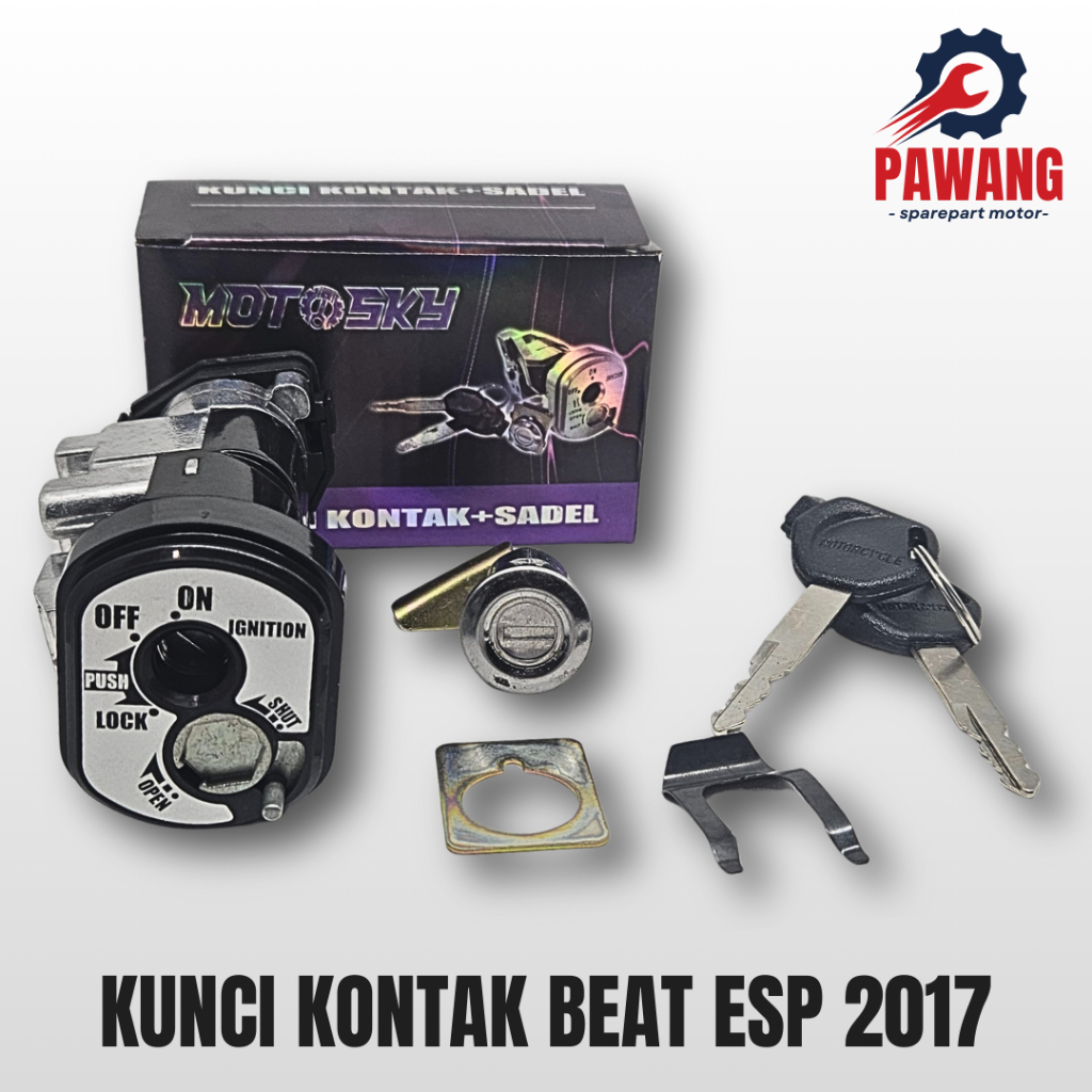 Kunci Kontak (Assy) Beat Esp 2017 K81 (Motosky) - Kunci Kontak Set Beat Fi Esp 2017-2019 Beat Street